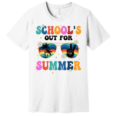 Schools Out For Summer Hippie Premium T-Shirt