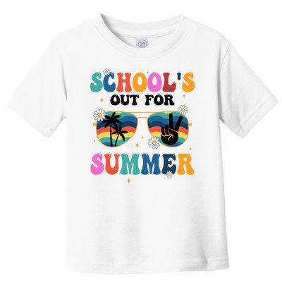 Schools Out For Summer Hippie Toddler T-Shirt