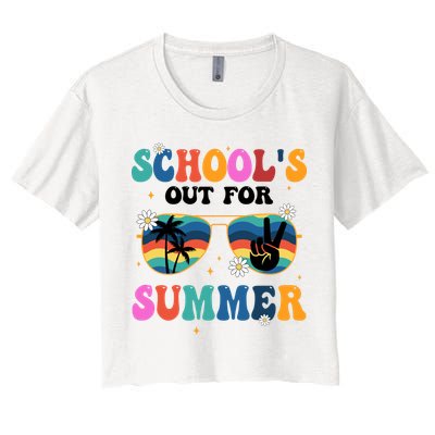 Schools Out For Summer Hippie Crop Top