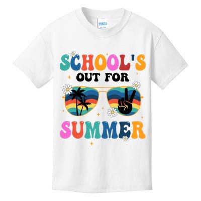 Schools Out For Summer Hippie Kids T-Shirt