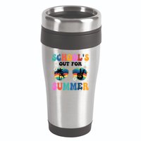 Schools Out For Summer Hippie Retro 16oz Travel Tumbler