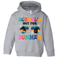 Schools Out For Summer Hippie Retro Toddler Hoodie
