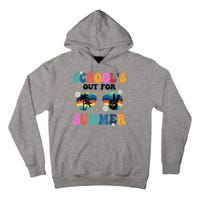 Schools Out For Summer Hippie Retro Tall Hoodie