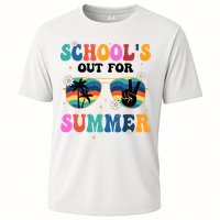 Schools Out For Summer Hippie Retro Performance Shirt