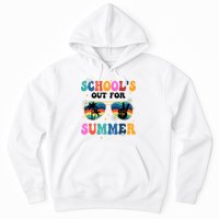 Schools Out For Summer Hippie Retro Hoodie
