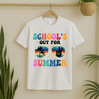 Schools Out For Summer Hippie Retro T-Shirt