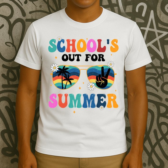 Schools Out For Summer Hippie Retro T-Shirt