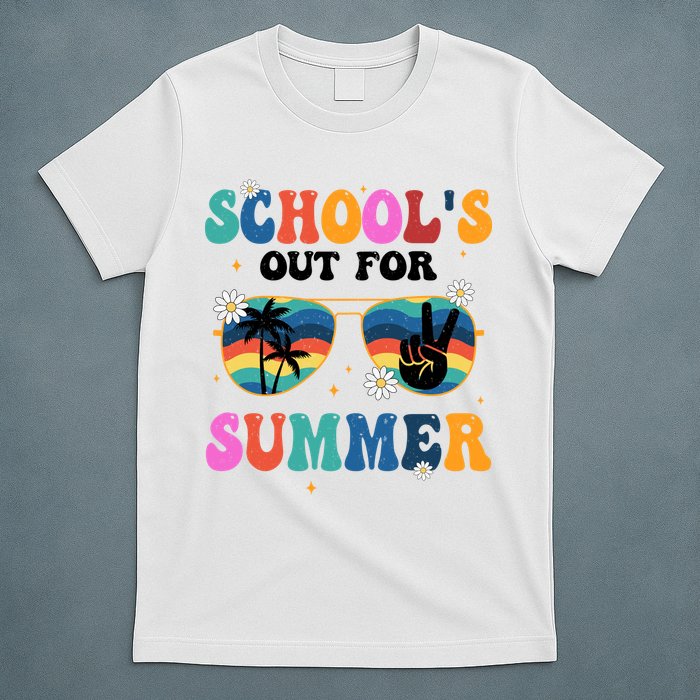 Schools Out For Summer Hippie Retro T-Shirt