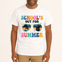 Schools Out For Summer Hippie Retro Tall T-Shirt