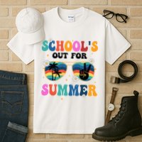 Schools Out For Summer Hippie Retro Tall T-Shirt