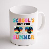 Schools Out For Summer Hippie Retro Mug