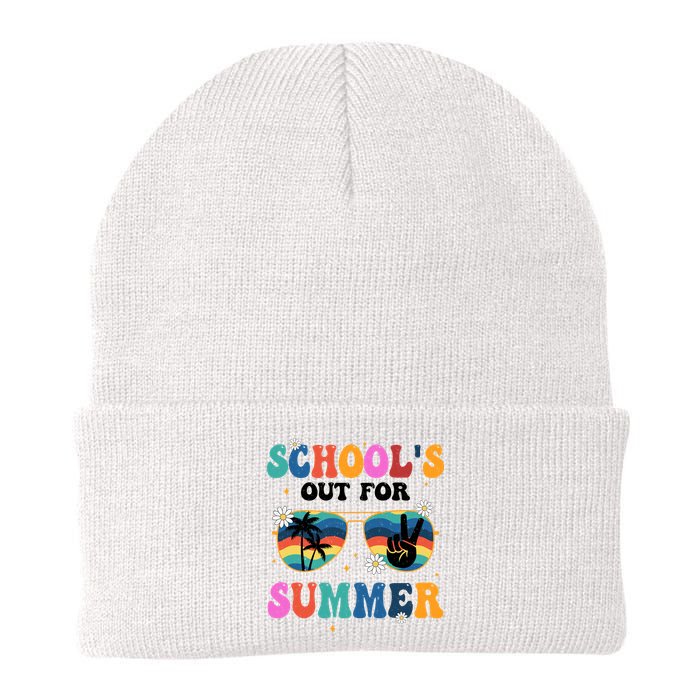Schools Out For Summer Hippie Retro Beanie
