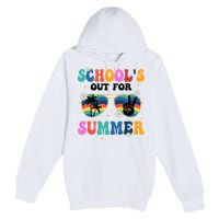 Schools Out For Summer Hippie Retro Premium Pullover Hoodie