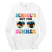 Schools Out For Summer Hippie Retro Tall Long Sleeve T-Shirt