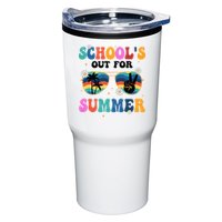 Schools Out For Summer Hippie Retro Tumbler