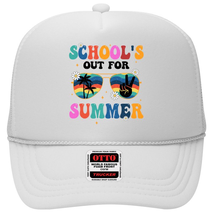 Schools Out For Summer Hippie Retro Hat