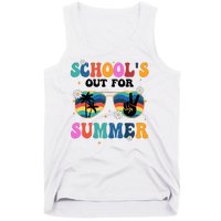 Schools Out For Summer Hippie Retro Tank Top