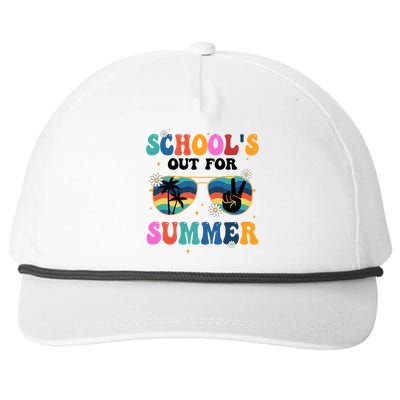 Schools Out For Summer Hippie Retro Snapback Five-Panel Rope Hat