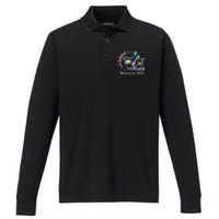 Schools Out Forever Retirement 2024 Tie Dye Retired Teacher Performance Long Sleeve Polo