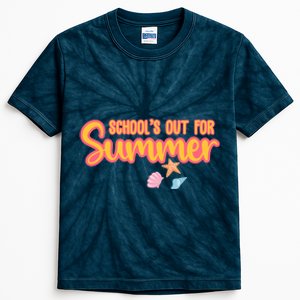 Schools Out For Summer Cute Kids Tie-Dye T-Shirt