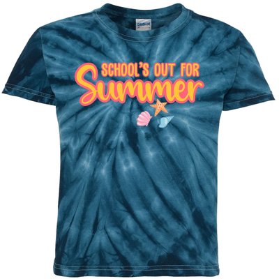 Schools Out For Summer Cute Kids Tie-Dye T-Shirt