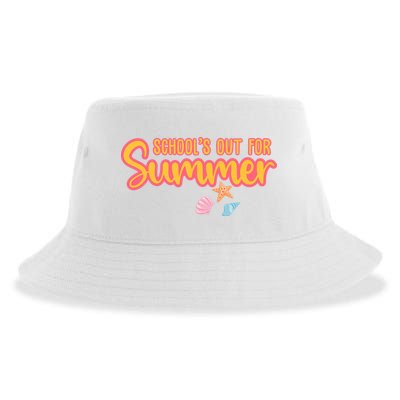 Schools Out For Summer Cute Sustainable Bucket Hat