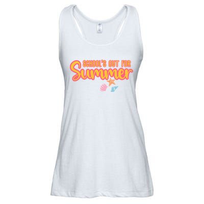 Schools Out For Summer Cute Ladies Essential Flowy Tank
