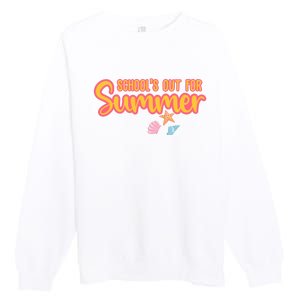 Schools Out For Summer Cute Premium Crewneck Sweatshirt