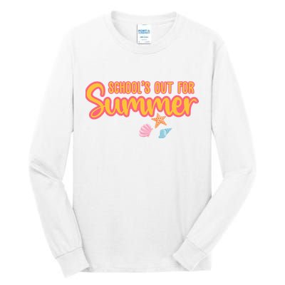Schools Out For Summer Cute Tall Long Sleeve T-Shirt