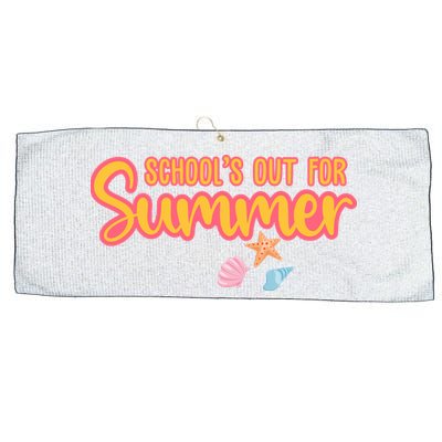 Schools Out For Summer Cute Large Microfiber Waffle Golf Towel