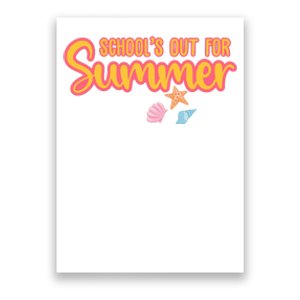 Schools Out For Summer Cute Poster