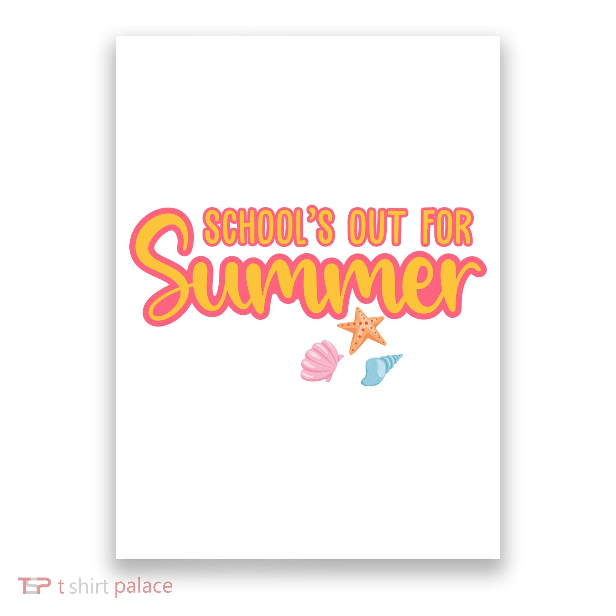 Schools Out For Summer Cute Poster
