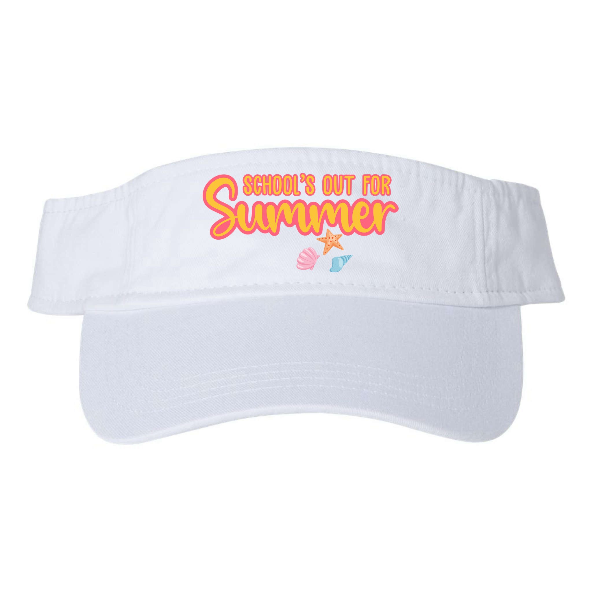 Schools Out For Summer Cute Visor