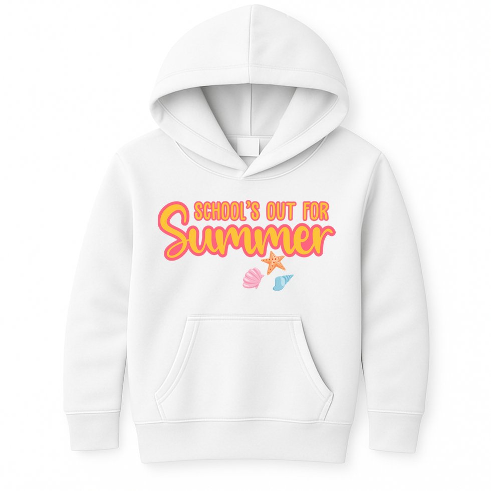 Schools Out For Summer Cute Kids Hoodie