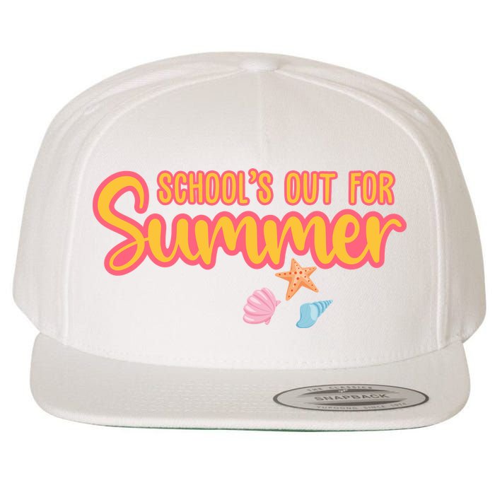 Schools Out For Summer Cute Wool Snapback Cap