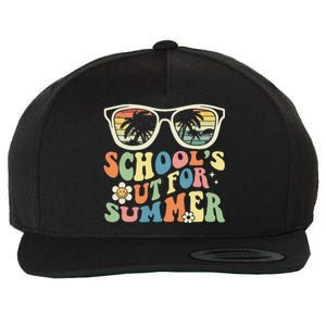 School's Out For Summer Graduation Teacher Sunglasses Retro Wool Snapback Cap