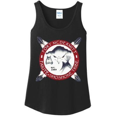 Seal Of Fort Mcdermitt Paiute And Shoshone Tribe Reservation Ladies Essential Tank