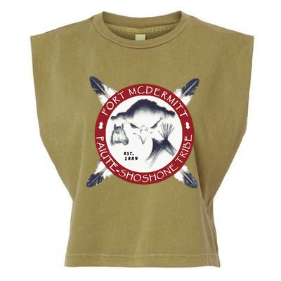 Seal Of Fort Mcdermitt Paiute And Shoshone Tribe Reservation Garment-Dyed Women's Muscle Tee