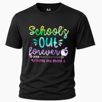 Schools Out Forever Retired & Loving It Funny Teacher Summer Performance Shirt