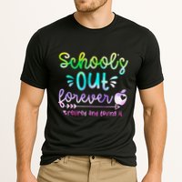 Schools Out Forever Retired & Loving It Funny Teacher Summer Performance Shirt