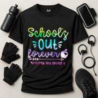 Schools Out Forever Retired & Loving It Funny Teacher Summer Performance Shirt