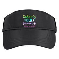 Schools Out Forever Retired & Loving It Funny Teacher Summer Adult Drive Performance Visor