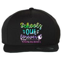 Schools Out Forever Retired & Loving It Funny Teacher Summer Wool Snapback Cap