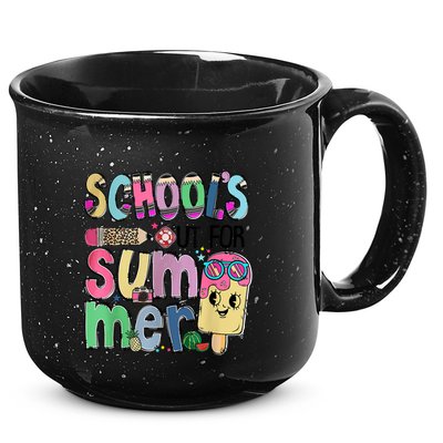 Schools Out For Summer Teacher Summer Vacation 15oz Campfire Ceramic Mug