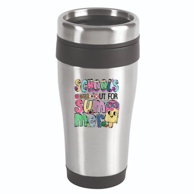 Schools Out For Summer Teacher Summer Vacation 16oz Travel Tumbler