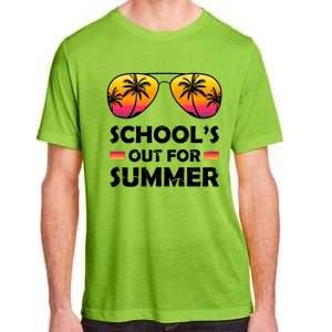 School's Out For Summer Palm Trees Adult ChromaSoft Performance T-Shirt