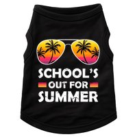School's Out For Summer Palm Trees Doggie Tank