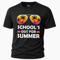 School's Out For Summer Palm Trees Performance Shirt