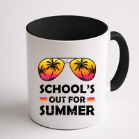 School's Out For Summer Palm Trees Mug