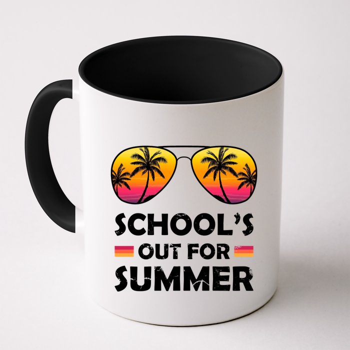 School's Out For Summer Palm Trees Mug